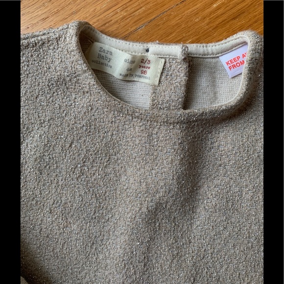 Zara Sparkly Dress - Size 2/3 - Picture 4 of 4